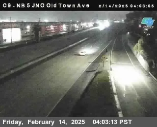 Live view of (C 009) I-5 : Just North Of Old Town (C 009) I-5 : Just North Of Old Town, California live camera view on VolveVision