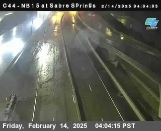 Live view of (C 044) I-15 : Sabre Springs DAR (C 044) I-15 : Sabre Springs DAR, California live camera view on VolveVision