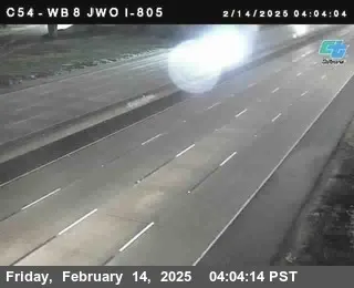 Live view of (C 054) I-8 : Just West Of I-805 (C 054) I-8 : Just West Of I-805, California live camera view on VolveVision