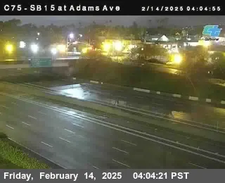 Vista en directo de C 075 I-15 : Avenida Adams Vista en vivo de C 075 I-15 : Avenida Adams, California en VolveVision