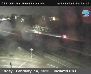 Live view of (C 086 )I-15 : West Bernardo Drive / Pomerdo (C 086 )I-15 : West Bernardo Drive / Pomerdo, California live camera view on VolveVision