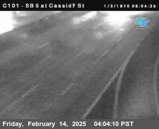 Live view of (C 101) I-5 : Cassidy Street (C 101) I-5 : Cassidy Street, California live camera view on VolveVision