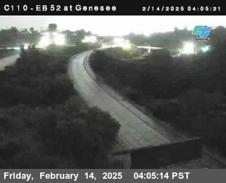 Live view of (C 110) SR-52 : Genesee Avenue (C 110) SR-52 : Genesee Avenue, California live camera view on VolveVision