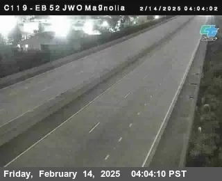 Live view of (C 119) SR-52 : Just West of Magnolia Street (C 119) SR-52 : Just West of Magnolia Street, California live camera view on VolveVision