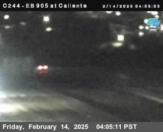 Vista en directo de C 244) I-905 : Caliente Vista en vivo de C 244) I-905 : Caliente, California en VolveVision
