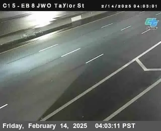 Live view of (C015) I-8 : Just West Of Taylor Street (C015) I-8 : Just West Of Taylor Street, California live camera view on VolveVision