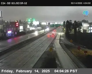 Live view of (C034) SR-163 : Just South Of SR-52 (C034) SR-163 : Just South Of SR-52, California live camera view on VolveVision