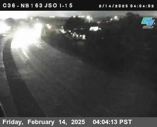 Live view of (C036) NB163 : Just South Of I-15 (C036) NB163 : Just South Of I-15, California live camera view on VolveVision