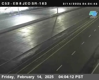Live view of (C052) I-8 : Just East of 163 (C052) I-8 : Just East of 163, California live camera view on VolveVision
