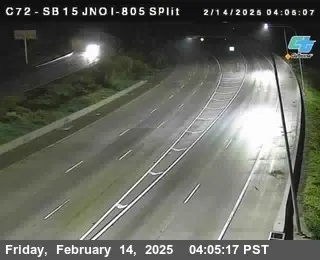 Live view of (C072) I-15 : I-805 (C072) I-15 : I-805, California live camera view on VolveVision