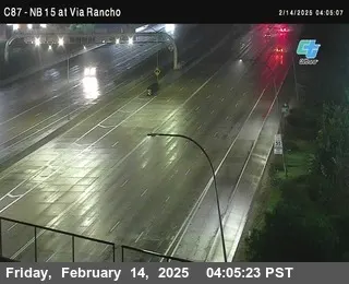 Live view of (C087) I-15 : Via Rancho Parkway (C087) I-15 : Via Rancho Parkway, California live camera view on VolveVision