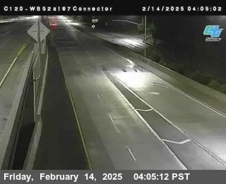 Live view of (C120) SR-52 : SR-67 Northbound Connector (C120) SR-52 : SR-67 Northbound Connector, California live camera view on VolveVision