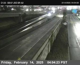 Live view of (C122) SR-67 : Just South Of SR-52 (C122) SR-67 : Just South Of SR-52, California live camera view on VolveVision