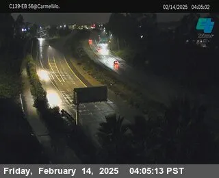 Live view of (C139) SR-56 : Carmel Mountain Road (C139) SR-56 : Carmel Mountain Road, California live camera view on VolveVision
