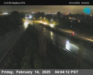 Live view of (C140) SR-56 : Black Mountain Road (C140) SR-56 : Black Mountain Road, California live camera view on VolveVision