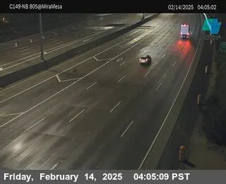 Live view of Live Cam I-805: Mira Mesa Boulevard Live Cam I-805: Mira Mesa Boulevard, California live camera view on VolveVision
