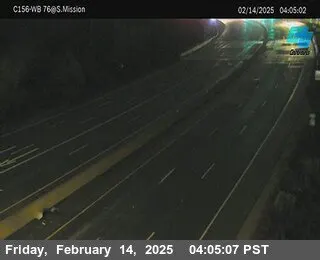 Live view of (C156) WB 76 : Mission Avenue (C156) WB 76 : Mission Avenue, California live camera view on VolveVision