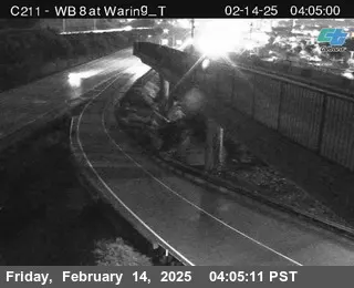 Vista en directo de (C211) I-8 : Waring Road T Vista en vivo de (C211) I-8 : Waring Road T, California en VolveVision