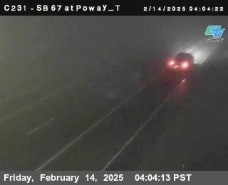 Vista en directo de C231 SR-67: Poway Rd_Top Vista en vivo de C231 SR-67: Poway Rd_Top, California en VolveVision