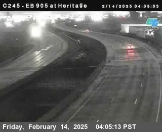 Vista en directo de C245 I-905: Heritage Road Vista en vivo de C245 I-905: Heritage Road, California en VolveVision