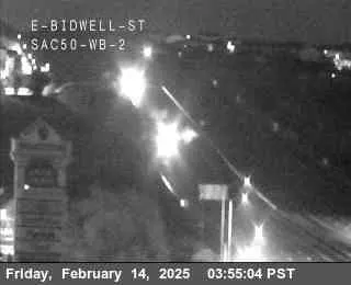Vista en directo de Cámara en vivo en Autovía 50 en E_Bidwell_St_SAC50_WB_2 Vista en vivo de Cámara en vivo en Autovía 50 en E_Bidwell_St_SAC50_WB_2, California en VolveVision