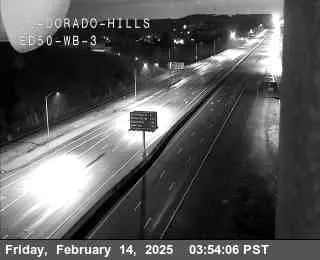 Vista en directo de Autovía 50 en El Dorado ED50 WB 3 Vista en vivo de Autovía 50 en El Dorado ED50 WB 3, California en VolveVision