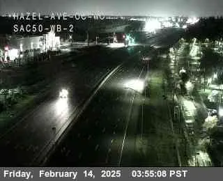 Vista en directo de Cámara en Vivo en Autopista 50 en Hazel Ave OC WO WB 2 Vista en vivo de Cámara en Vivo en Autopista 50 en Hazel Ave OC WO WB 2, California en VolveVision
