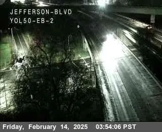 Vista en directo de Autovía 50 en Jefferson Blvd 2 Vista en vivo de Autovía 50 en Jefferson Blvd 2, California en VolveVision