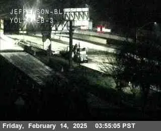 Vista en directo de Hwy 50 en Jefferson Blvd 3 Vista en vivo de Hwy 50 en Jefferson Blvd 3, California en VolveVision