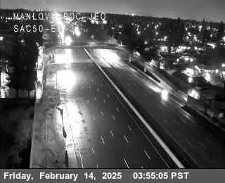 Vista en directo de Autovía 50 en Manlove POC 3 Vista en vivo de Autovía 50 en Manlove POC 3, California en VolveVision