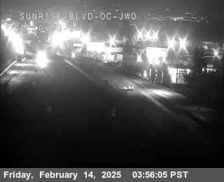 Vista en directo de Autovía 50 en Sunrise Blvd OC JWO WB 3 Vista en vivo de Autovía 50 en Sunrise Blvd OC JWO WB 3, California en VolveVision