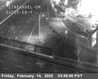 Vista en vivo de Autovía 50 en Zinfandel Dr EB 1, California en VolveVision