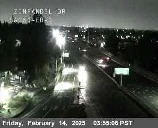 Vista en vivo de Cámara en Vivo Autovía 50 en Zinfandel Dr EB 3, California en VolveVision