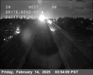 Vista en vivo de Hwy 80 en Bryte Bend, California en VolveVision