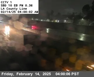 I-10 : (01) LA County Line, California live camera view on VolveVision