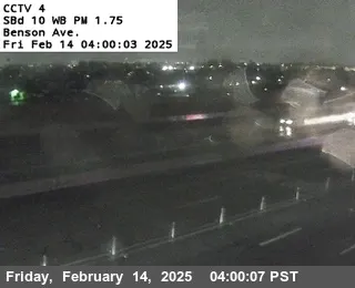 I-10 : (04) Benson Avenue, California live camera view on VolveVision