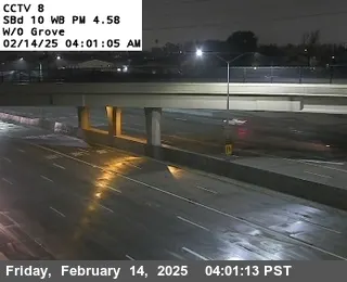I-10 : (08) West of Grove, California live camera view on VolveVision