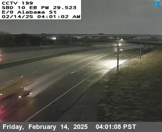 I-10 : (199) East of Alabama, California live camera view on VolveVision