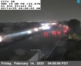 Live view of I-10 : (28) West Side 9th Street I-10 : (28) West Side 9th Street, California live camera view on VolveVision