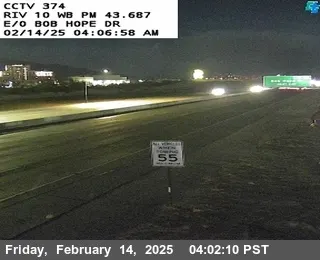 Live view of I-10 : (374) East of Bob Hope Drive I-10 : (374) East of Bob Hope Drive, California live camera view on VolveVision