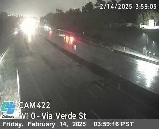 Live view of I-10 : (422) Via Verde St I-10 : (422) Via Verde St, California live camera view on VolveVision