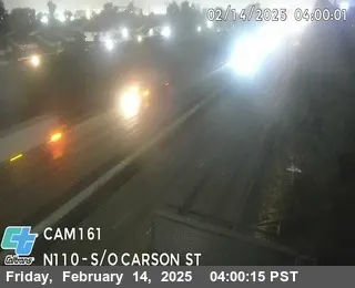 I-110 : (161) S/O Carson St, California live camera view on VolveVision