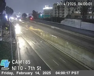 Live view of I-110: 7th St Live Cam I-110: 7th St Live Cam, California live camera view on VolveVision