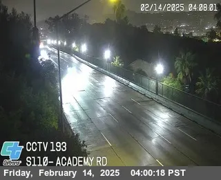 Live view of I-110 : (193) Academy Road I-110 : (193) Academy Road, California live camera view on VolveVision