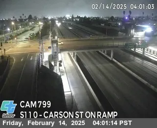 I-110 : (799) Carson St On-Ramp, California live camera view on VolveVision