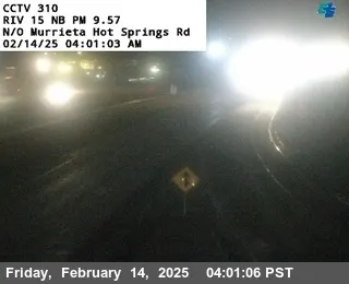 I-15 : (310) N/O Murrieta Hot Springs Rd, California live camera view on VolveVision