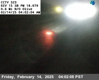 I-15 : (323) North of Olive, California live camera view on VolveVision