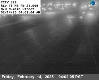 I-15 : (329) North of North Main Street, California live camera view on VolveVision