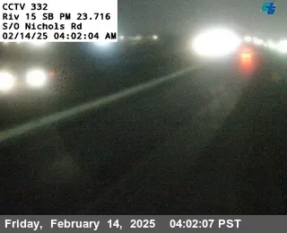 Vista en vivo de I-15 : (332) Sur de Nichols Road, California en VolveVision