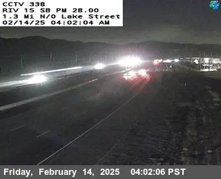 Live view of I-15 : (338) 1.3 Miles North of Lake Street I-15 : (338) 1.3 Miles North of Lake Street, California live camera view on VolveVision